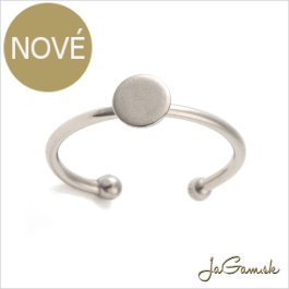 Základ na prsteň s plôškou chirurgická oceľ 6mm (ch1876)